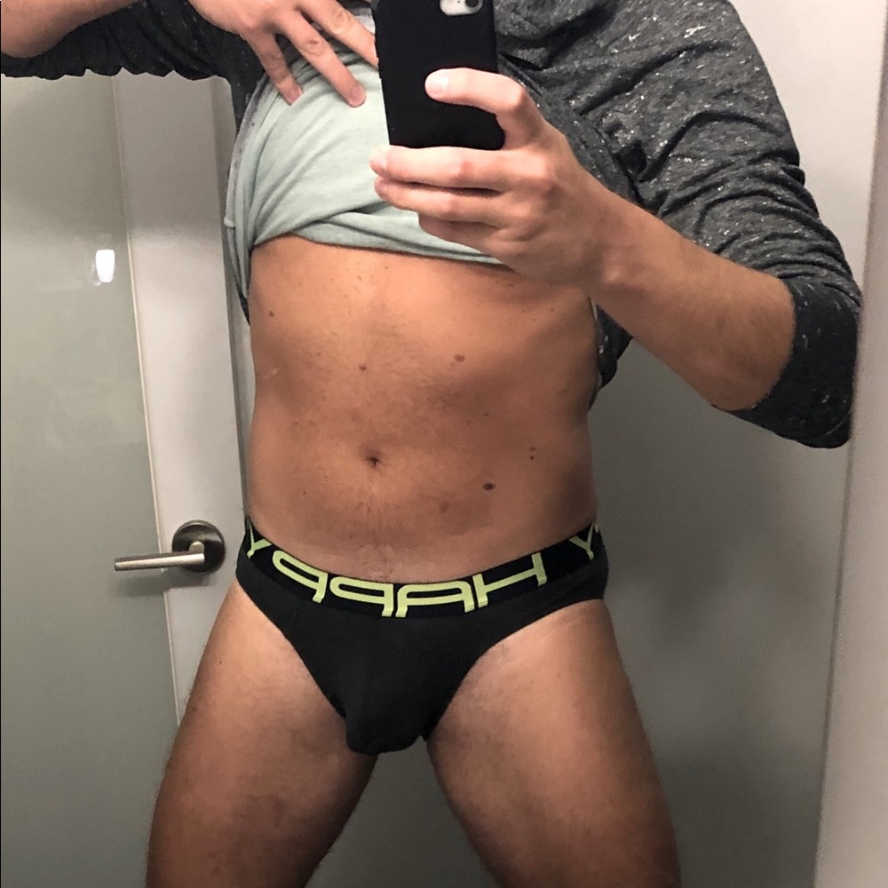 Andrew Christian Brief. Hazy Black. Size medium.